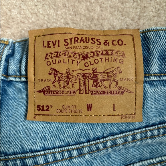 SOLD VINTAGE LEVI 512 DENIM SHORT - Picture 5 of 8